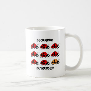 Be original ladybug coffee mug
