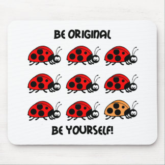 Be original ladybug mouse pad
