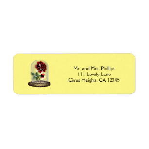 Be Our Guest Red Rose in Glass Elegant