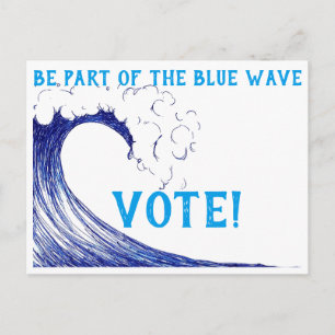 Be Part of the Blue Wave 2020 Postcard