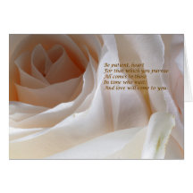 Be Patient Heart - Rose