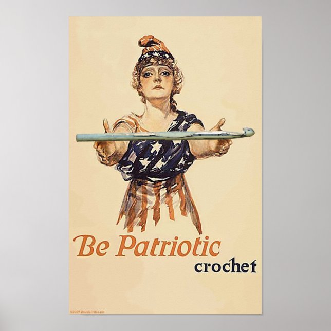 Be Patriotic : Crochet - poster (Devant)