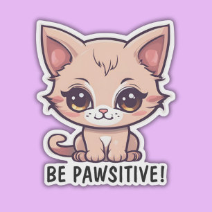 Be Pawsitive Big Eyed Kitten Waterproof 