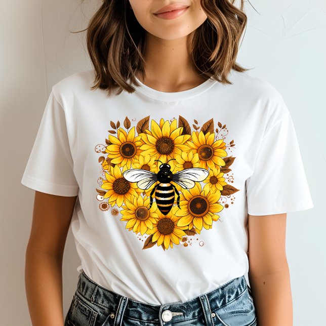 Be positive floral  T-Shirt (Creator Uploaded)