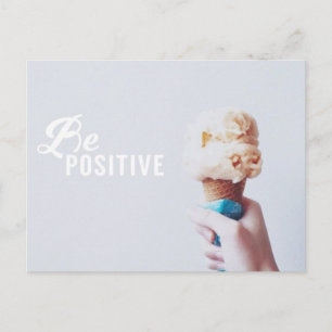 Be Positive Postcard