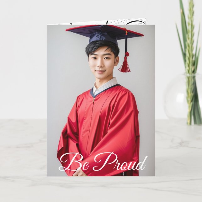 Be Proud Graduation Card (6) Holiday Card (Front)