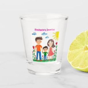 Be proud of your child add artwork to this cute shot glass