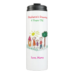 Be proud of your child add artwork to this cute thermal tumbler