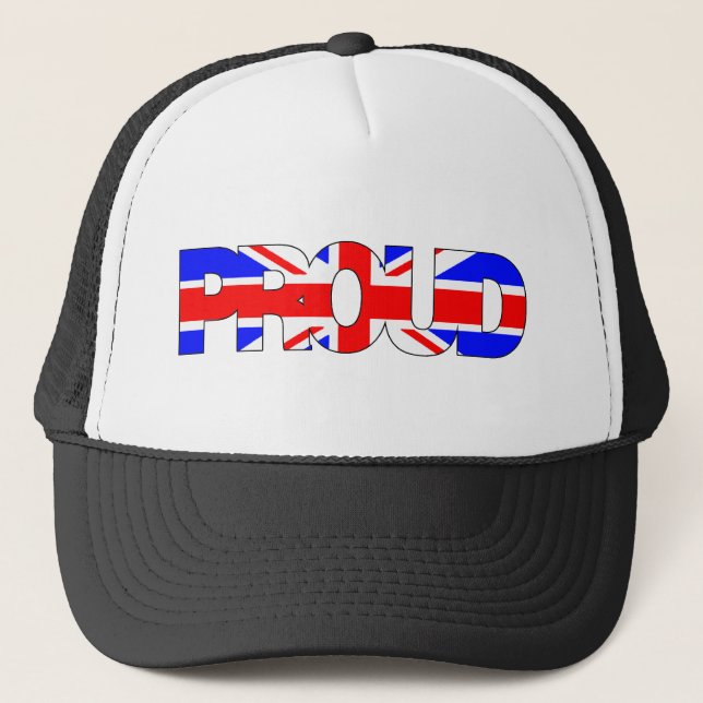 Be Proud to be British Trucker Hat (Front)