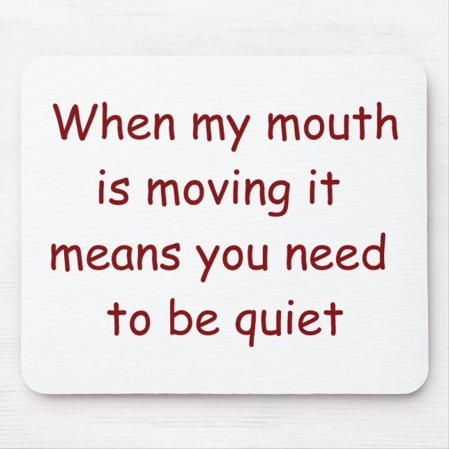 Be Quiet Judge Mousepad (Front)