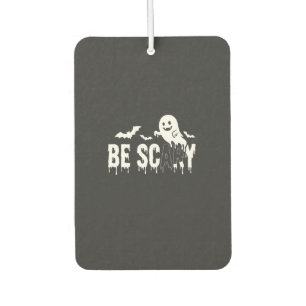 Be Scary Halloween Ghost Bat Design_1 Air Freshener