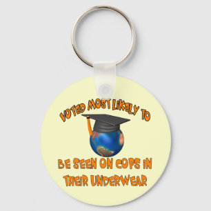 Be Seen On Cops Keychain