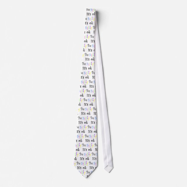 Be Silly It's ok-tie Tie (Front)