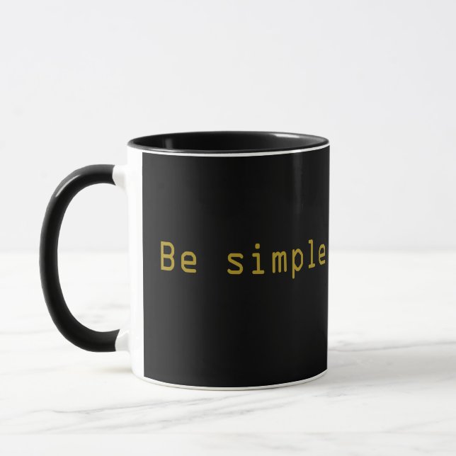 Be simple mug (Left)