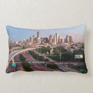 Be Someone in Houston, Texas Lumbar Pillow
