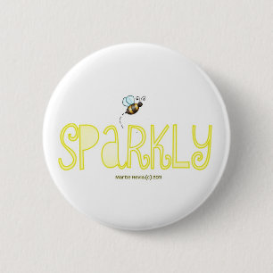 Be Sparkly - A Positive Word 2 Inch Round Button