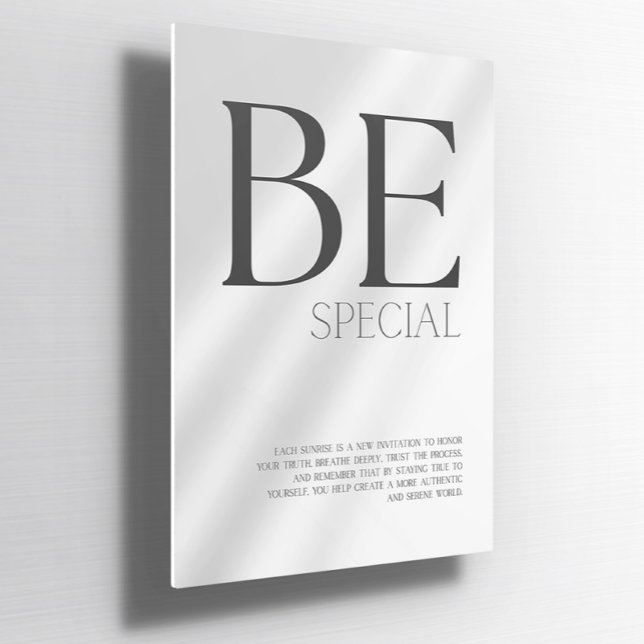 Be Special Custom Self-Love Wall Poster (Creator Uploaded)