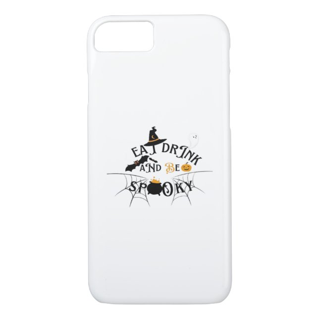 Be Spooky -Eat Drink And Be Scary Case-Mate iPhone Case (Back)