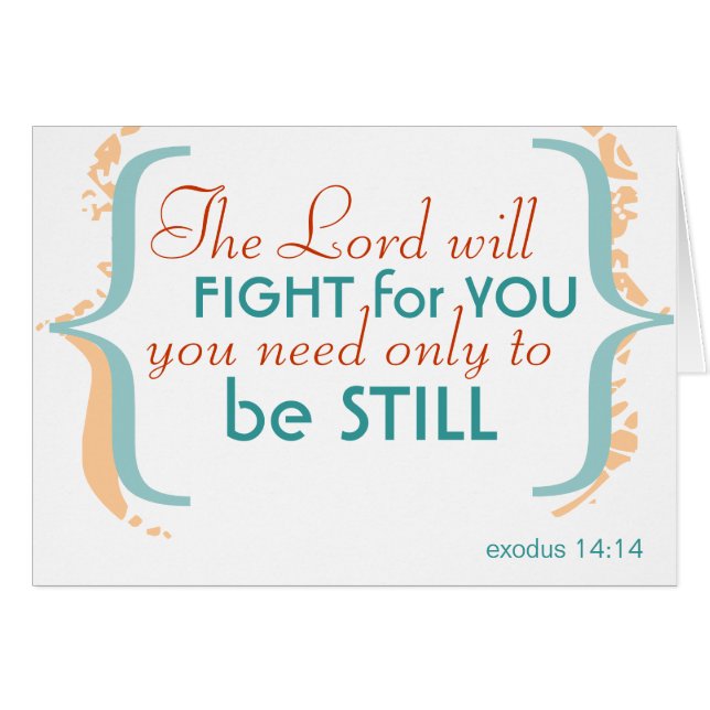 Be Still (Front Horizontal)