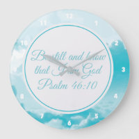 Be Still and Know Beautiful Christian Bible Verse