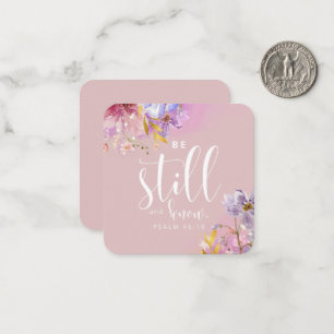 Be Still And Know - Bible Verse Card