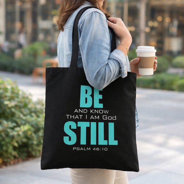 Be Still And Know God Psalm 46 Church Tote Bag (Creator Uploaded)