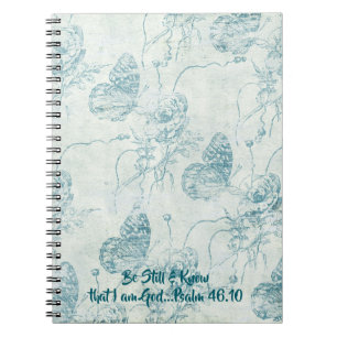 Be Still and Know I am God Bible Verse Notebook