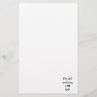 Be Still and Know I am God Bible Verse