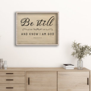 Be Still And Know I am God wall art