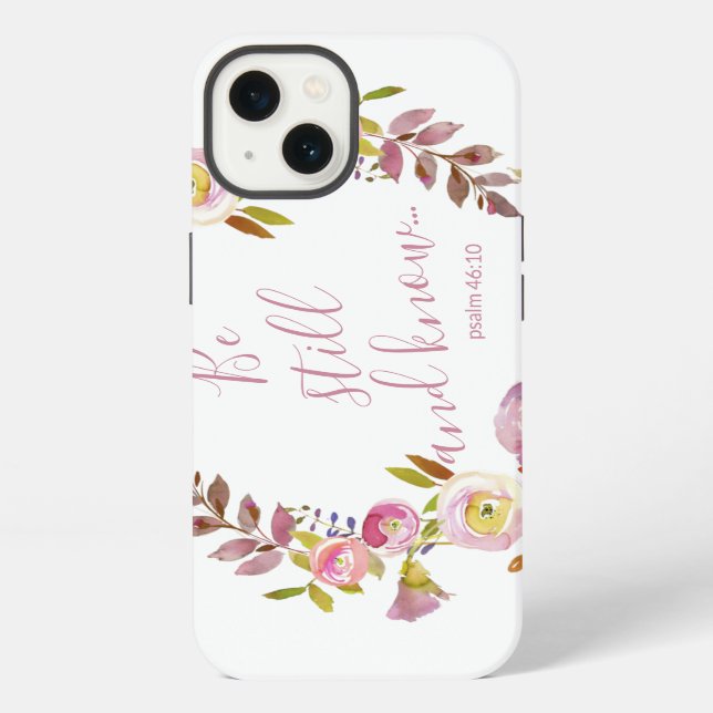 Be Still And Know iPhone Case (Back)