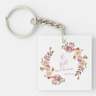Be Still And Know Keychain