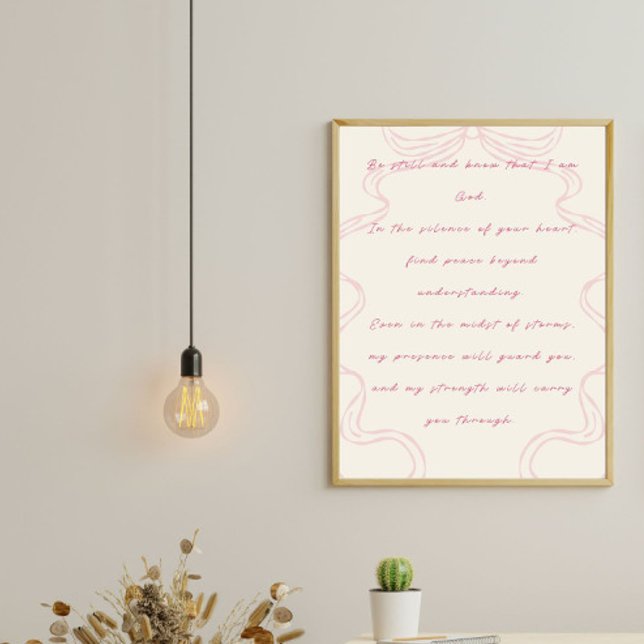 Be Still and Know Poster (Creator Uploaded)