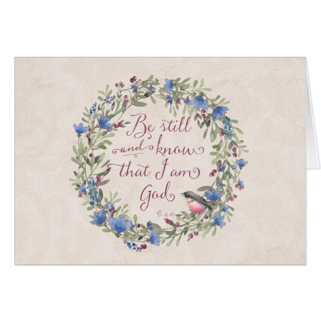 Be Still and Know - Psalm 46:10 (Front Horizontal)