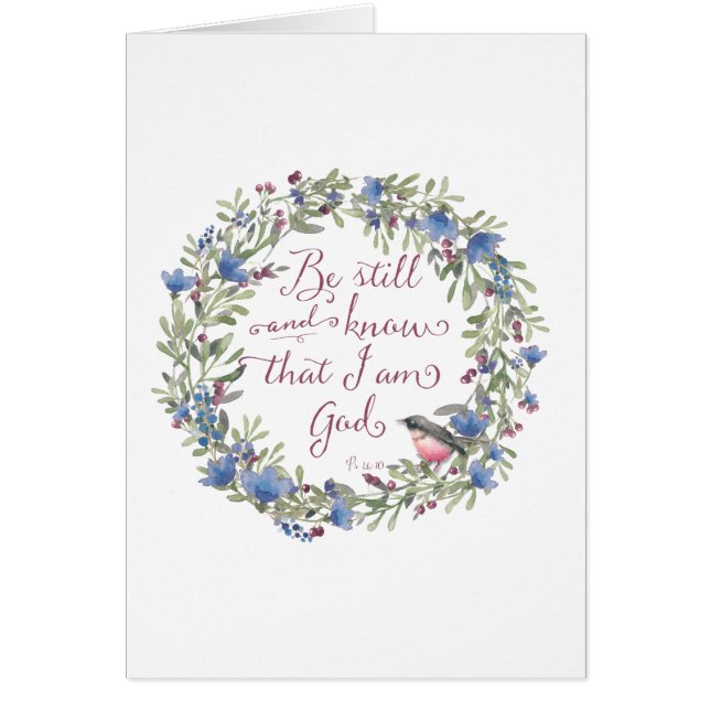 Be Still and Know - Psalm 46:10 (Front)