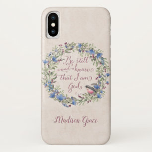 Be Still and Know - Psalm 46:10 custom name Case-Mate iPhone Case