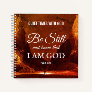 BE STILL AND KNOW Quiet Time Prayer Notebook