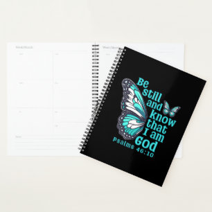 Be still and know that I am God Bible Verse Planner