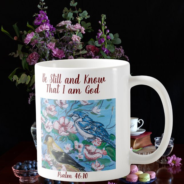 Be Still And Know That I am God/ Birds Modern Coffee Mug (Creator Uploaded)