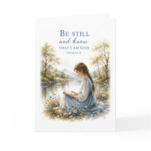 Be Still and Know That I Am God Birthday Card