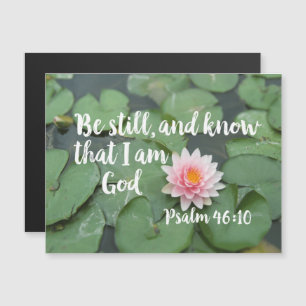 Be Still and Know that I am God Christian Bible