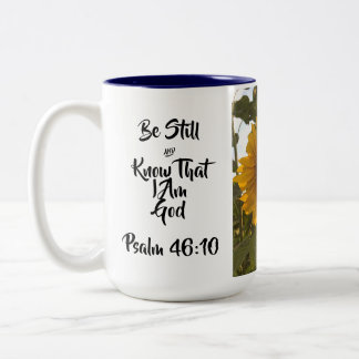 Be still and know that I am God coffee mug
