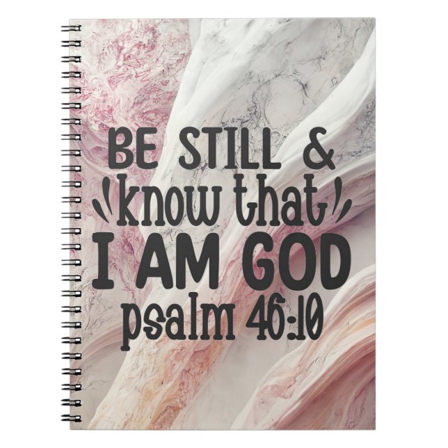 Be Still and Know that I am God Notebook (Front)