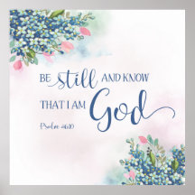 Be Still and Know that I am God, Ps 46:10