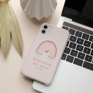 Be still and know that I am God Psalms iPhone case