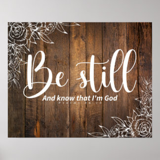 Be Still and Know That I’m God Poster