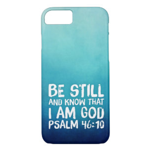 Be Still Bible Verse Christian Scripture Biblical Case-Mate iPhone Case