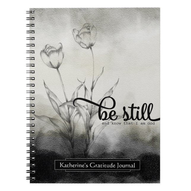 Be Still Bible Verse Journal (Devant)