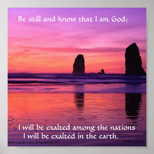 Be Still Glory Poster (Front)