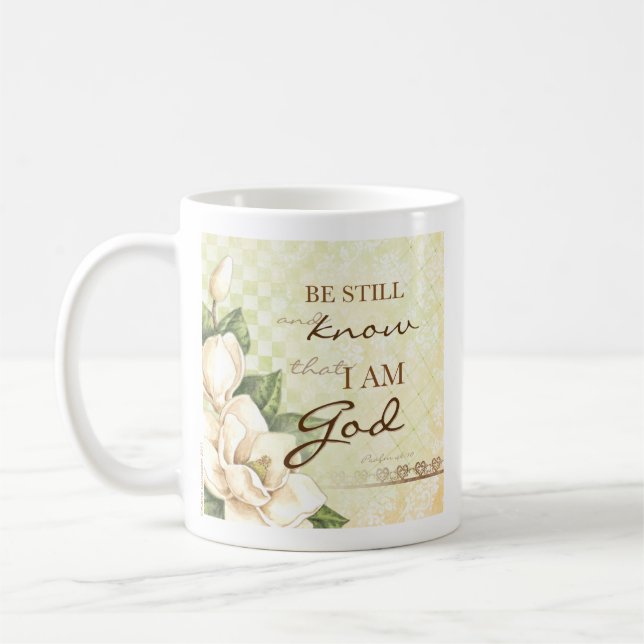 Be Still... Magnolia Mug (Left)