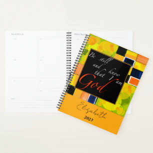 Be still personalized planner